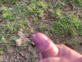 Huge Public Outdoor Cumshot