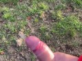 Huge Public Outdoor Cumshot