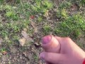 Huge Public Outdoor Cumshot