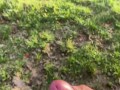 Huge Public Outdoor Cumshot