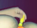 I love to masturbate this way. It hurts, but I love it.
