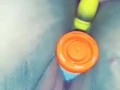 I love to masturbate this way. It hurts, but I love it.