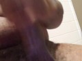 Just jacking that dick in fast food bath room