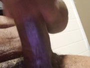 Just jacking that dick in fast food bath room