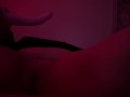 Baby girl makes herself squirt while daddies gone