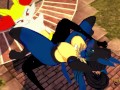 Pokemon Yuri Hentai - Braixen and lucario make scissors