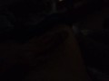 Whiching a movie and playing with long cock teasing  myself until i get hard  and showoff size dark