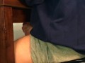 Dude going commando / jerking off under the table / role play