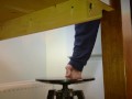 Dude going commando / jerking off under the table / role play