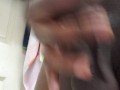 Black Balls dancing and dangling. Suck them gently and COME LICK MY TINT. Pee finish...