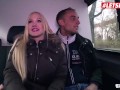 BumsBus - Celina Davis Voluptuous German Babe Wild Car Fuck With Stranger - LETSDOEIT