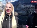 BumsBus - Celina Davis Voluptuous German Babe Wild Car Fuck With Stranger - LETSDOEIT