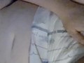 ABDL - Playing with my pussy in my nappy/diaper