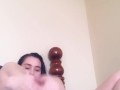 Nude head to toe lotion application 