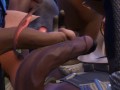 Два члена трутся внутри одной девушки Frotting [3Д Хентай]