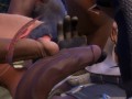Два члена трутся внутри одной девушки Frotting [3Д Хентай]