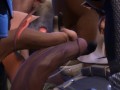 Два члена трутся внутри одной девушки Frotting [3Д Хентай]