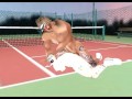 Sex with the tennis coach at the tennis court