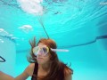 A perfect brunette babe Katya Nakolkina underwater