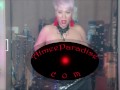 Beautiful mature bitch with big tits sucks dick in a private show))