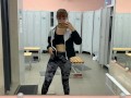 Slave Cleans Mistress Kira's Ass With Tongue After Gym - Rimjob Femdom