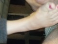 Footfuck cumshot