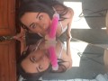 BUSTY TEEN FACEFUCKS HERSELF HARD AND MAKES A MESS
