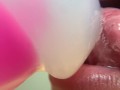 BUSTY TEEN FACEFUCKS HERSELF HARD AND MAKES A MESS