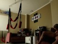 Wife on swing