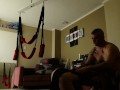 Wife on swing