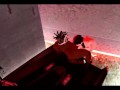 goth girl gets fucked on the garage by a black dude