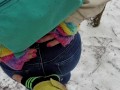 Nerdy Faery's Rear View Snowy Piss