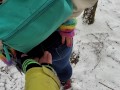 Nerdy Faery's Rear View Snowy Piss