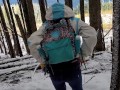 Nerdy Faery's Rear View Snowy Piss