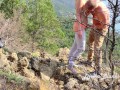 Fucking Trip to the Mountains with MILF Djelka Bianki. Outdoor Public Sex with Talk