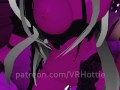 Patio Fuck Topless Babe Riding Outdoor Public Long Hair Black White Cowgirl POV Lap Dance