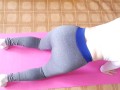 Sexy MILF with nice ass in yoga class fucked hard in pussy and anal