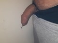 Jerking my uncircumcised cock to a thick and hard cumshot explosion, small hard penis masturbation