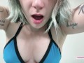 pegging you with spit and snot POV