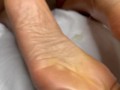 Black Girl Pushes Out Huge Creampie onto Her Ebony Feet 