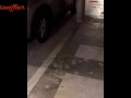 Fucking in a public parking, anal fuck and blowjob