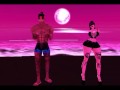 Glow in the dark party at the beach