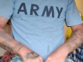 Army mechanic masturbating
