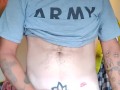 Army mechanic masturbating
