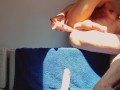 Fit guy fucks his ass with HUGE dildo of his own cock then uses a BIGGER one
