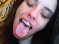 Naked Food Fetish Slut TEASES You with a Chubby Girl Treat Plastic Bag Potato Chips Junk Food Yay