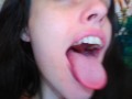 Naked Food Fetish Slut TEASES You with a Chubby Girl Treat Plastic Bag Potato Chips Junk Food Yay