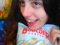 Naked Food Fetish Slut TEASES You with a Chubby Girl Treat Plastic Bag Potato Chips Junk Food Yay