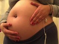 Swollen Belly Girl Bloated Belly Gurgles