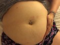 Swollen Belly Girl Bloated Belly Gurgles